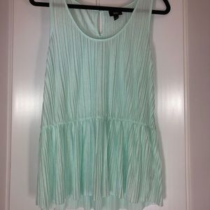 Flowy Light Teal Tank Top